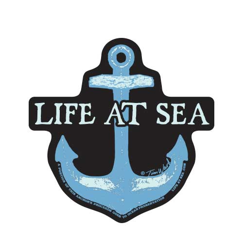 Life At Sea Anchor Sticker