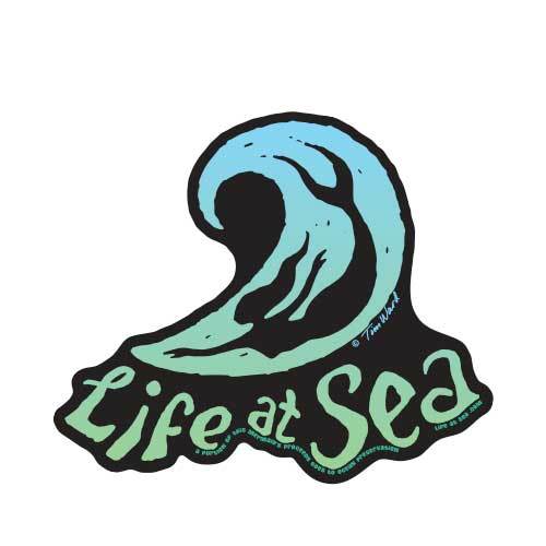 Life At Sea Body Surf Mermaid Sticker