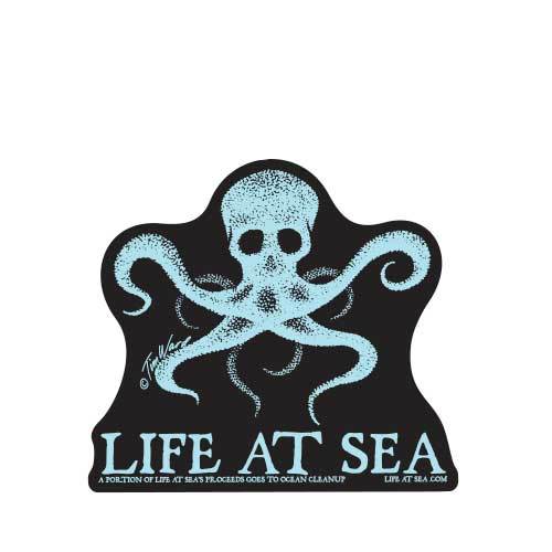 Life At Sea Octo Bones Sticker