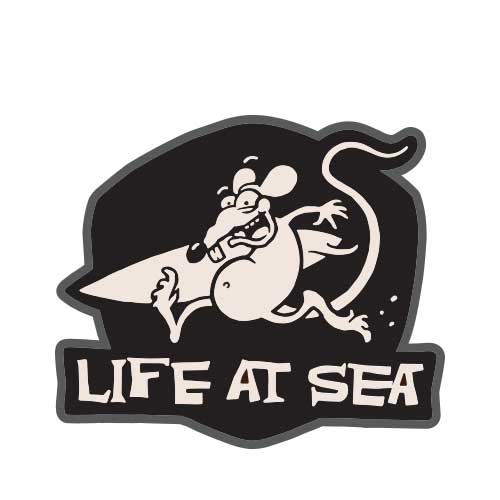 Life At Sea Surf Rat Patch