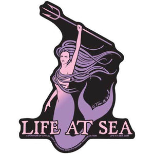 Life At Sea Vida Marina Sticker [Purple]