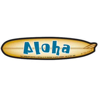 Aloha Longboard Sticker