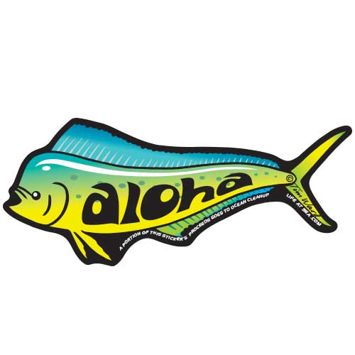 Aloha Mahi Mahi Sticker
