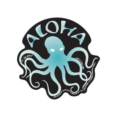Aloha Octopus Sticker