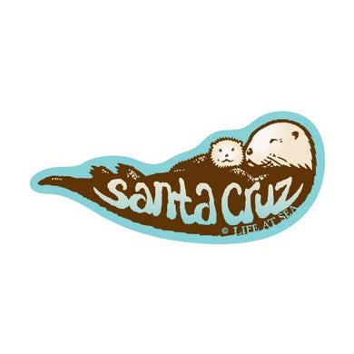 Santa Cruz Stickers - Life At Sea  AFor our full line of products  including, stickers, magnets, keychains, collector pins, patches, hats,  beanies and more - contact us!rt by Tim Ward –