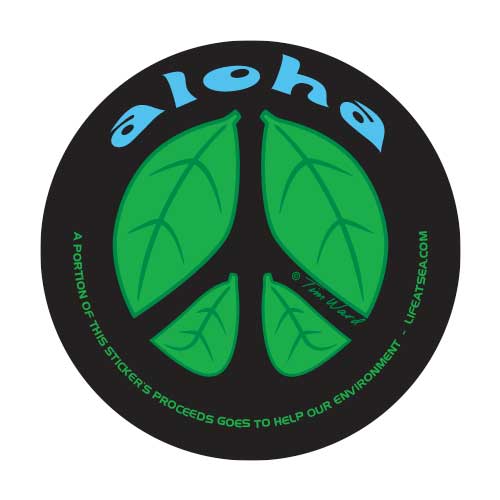Aloha Peace Sticker
