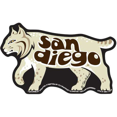 San Diego Bobcat Sticker