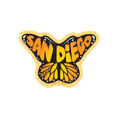 San Diego Butterfly 'Small Sticker'