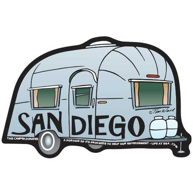 San Diego Camper Sticker