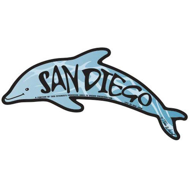 San Diego Dolphin Sticker