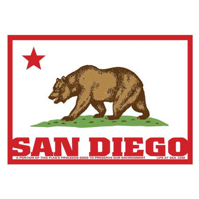 San Diego Flag Sticker