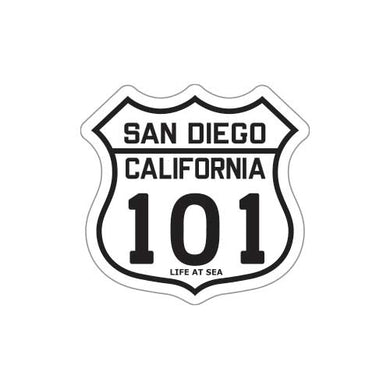 San Diego Highway 101 'Small Sticker'