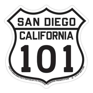 San Diego Highway 101 Sticker