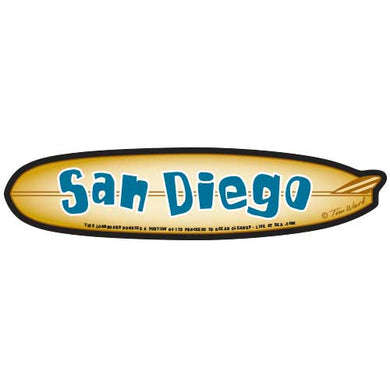 San Diego Longboard Sticker