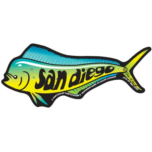 San Diego Mahi Mahi Sticker