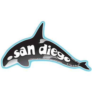 San Diego Orca Sticker