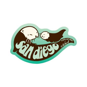 San Diego Otter 'Small Sticker'