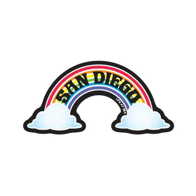 San Diego Rainbow 'Small Sticker'