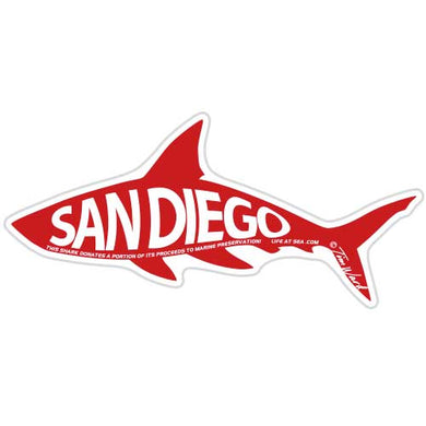 San Diego Shark Sticker