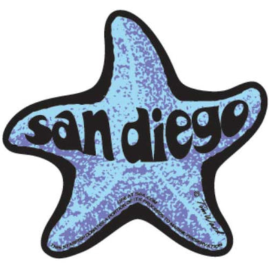 San Diego Starfish Sticker