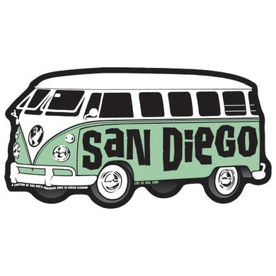 San Diego VW Bus Sticker