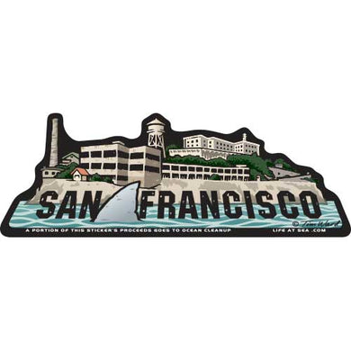 San Francisco Alcatraz Sticker 'San Francisco'