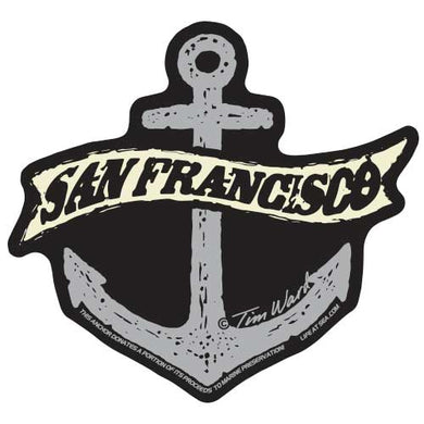 San Francisco Anchor Sticker