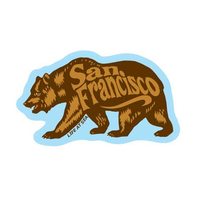 San Francisco Bear 'Small Sticker'