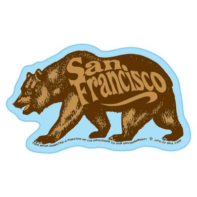 San Francisco Bear Sticker