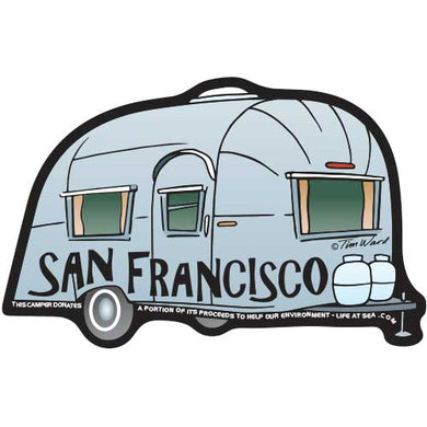 San Francisco Camper Sticker