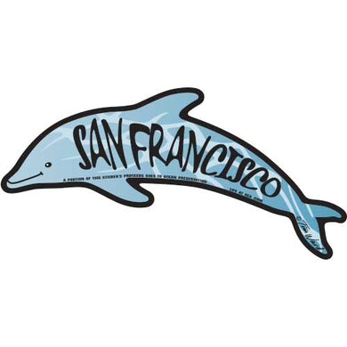 San Francisco Dolphin Sticker