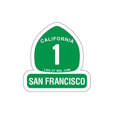 San Francisco Highway 1 'Small Sticker'