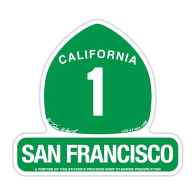 San Francisco Highway 1 Sticker