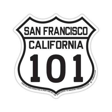 San Francisco Highway 101 Sticker