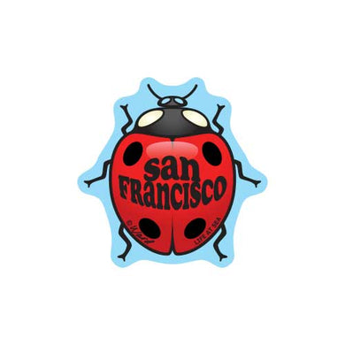 San Francisco Lady Bug 'Small Sticker'