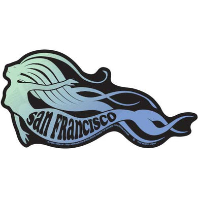 San Francisco Mermaid Sticker