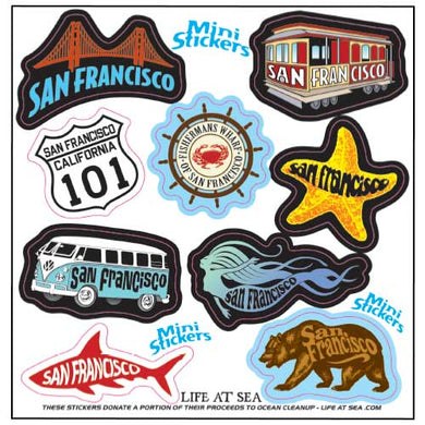 San Francisco Mini Sticker Sheet
