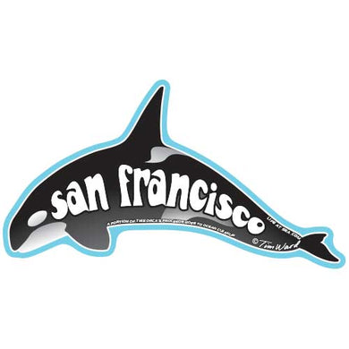 San Francisco Orca Sticker