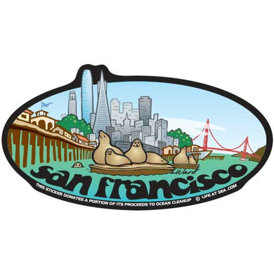 San Francisco Pier 39 Sticker