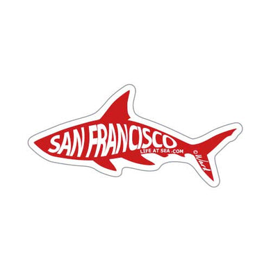 San Francisco Shark 'Small Sticker'