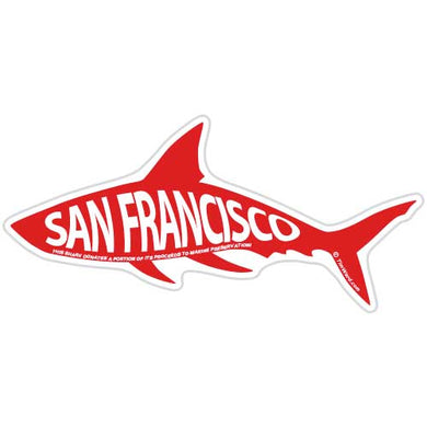 San Francisco Shark Sticker
