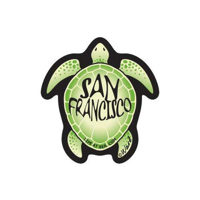 San Francisco Turtle 'Small Sticker'