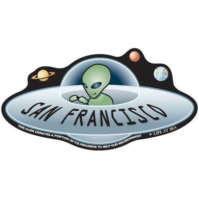 San Francisco UFO Sticker