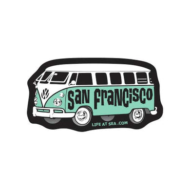 San Francisco VW Bus 'Small Sticker'