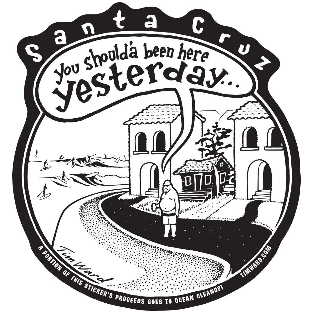 Tim Ward Santa Cruz Sticker 