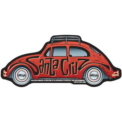 Santa Cruz VW Bug Sticker